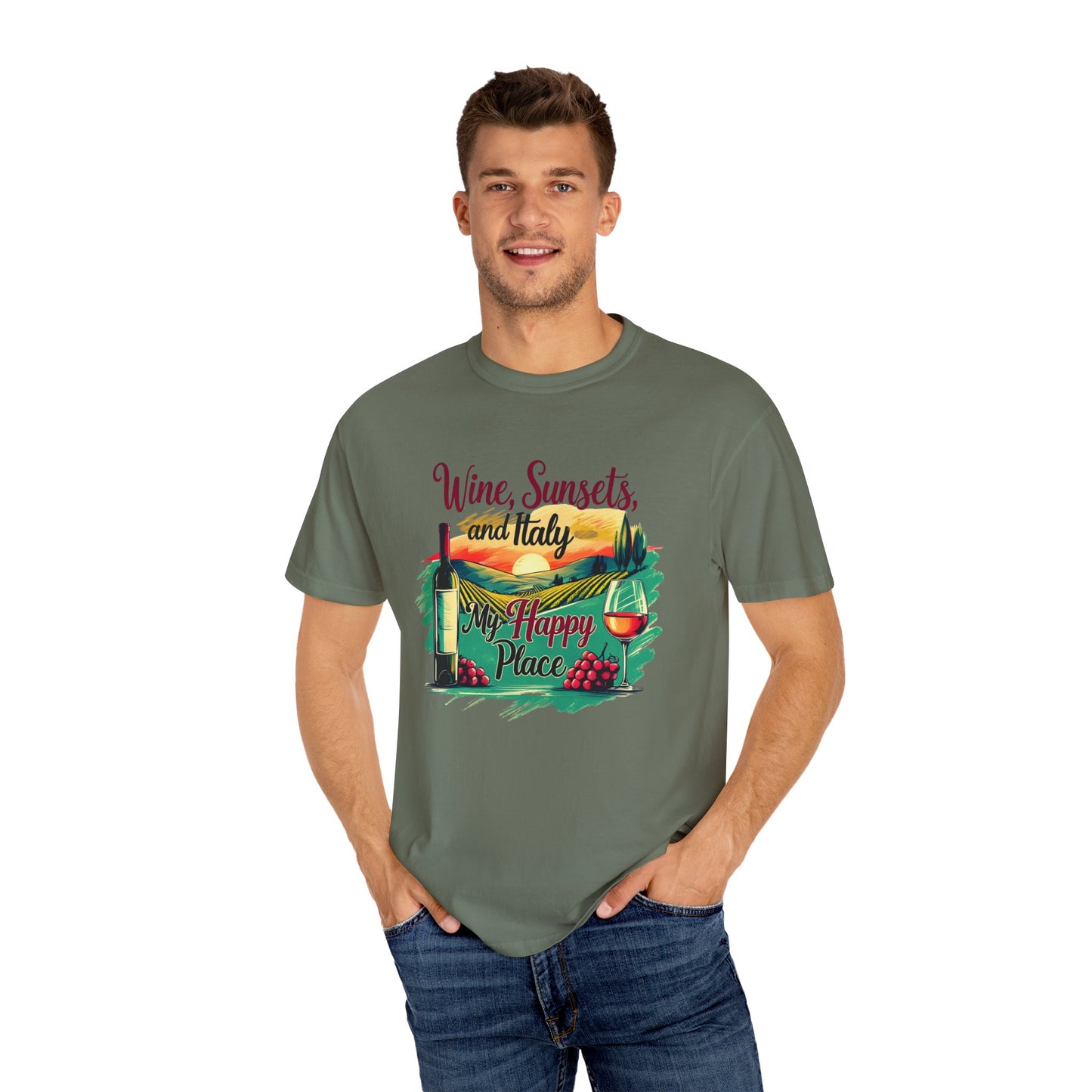 Comfort Colors® Italy Vacation T-shirt, Unisex Garment-Dyed T-shirt, Love Italy Shirt, Italy Family Trip Shirt, Italian Shirt, Italy Gifts,