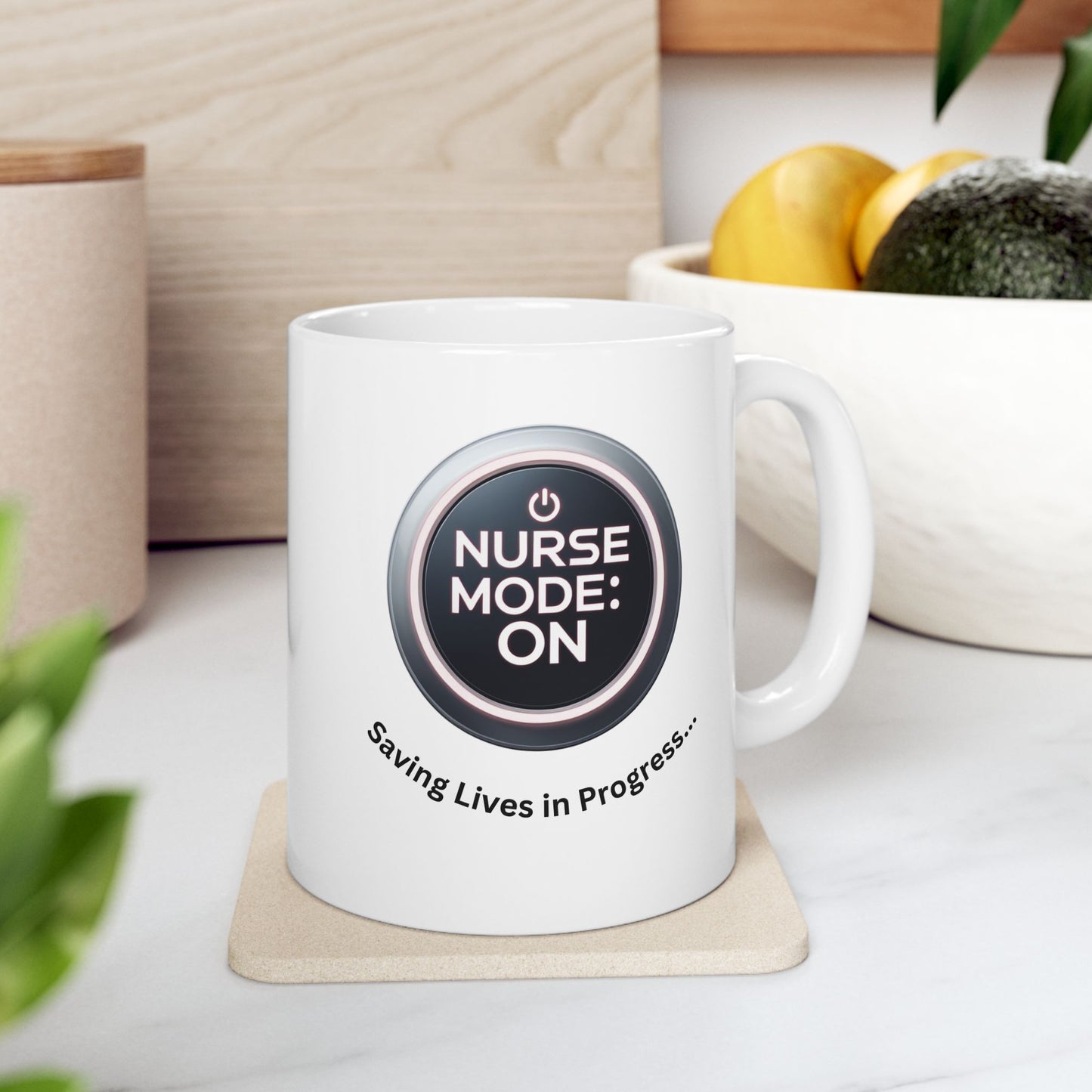 Nurse Mug, Nursing School Grad Gift, Funny Coffee Lover Ceramic Mug, Nurse Gifts, Valentines Day Gift for Nurse, 11oz, 15oz