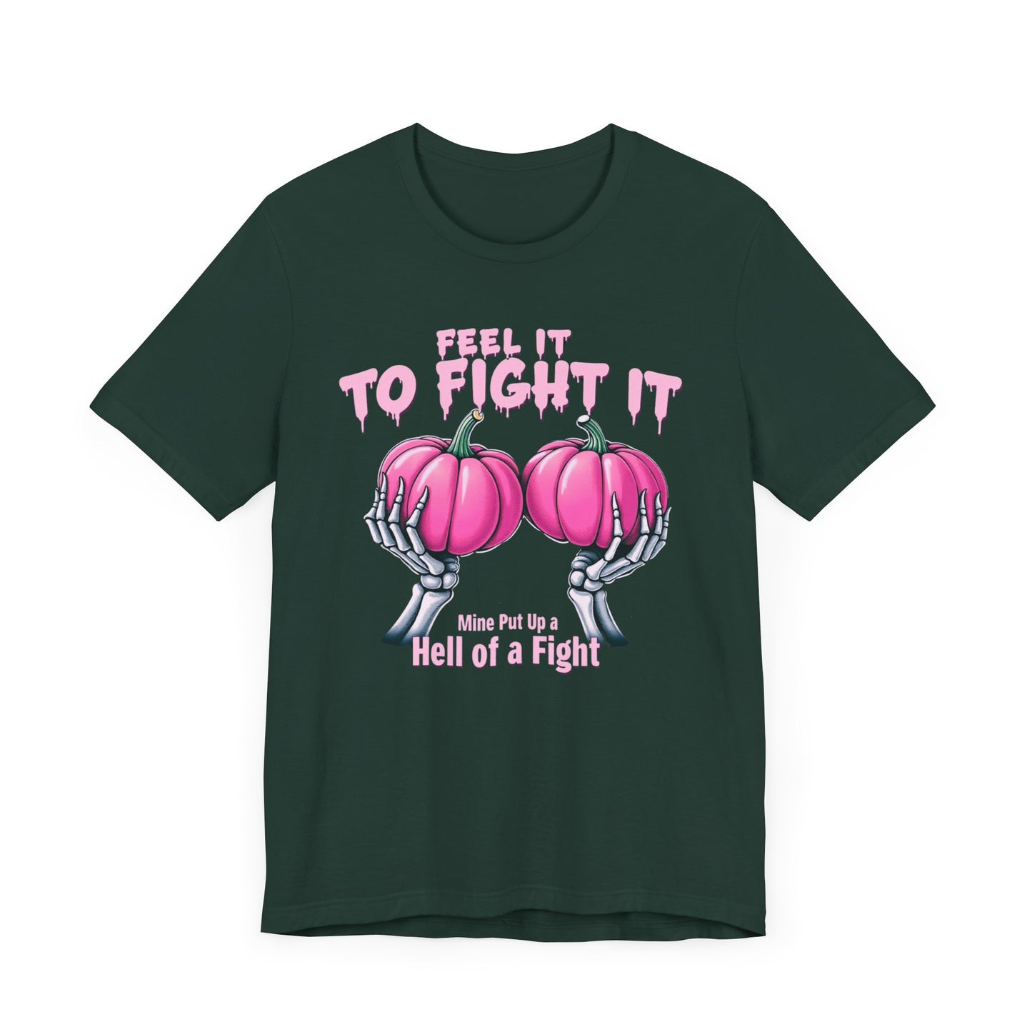 Pink Ribbon Support Tee – Unisex Cancer Awareness Shirt, Fighter Gift, Survivor Strength Apparel, Inspirational Motivational T-Shirt