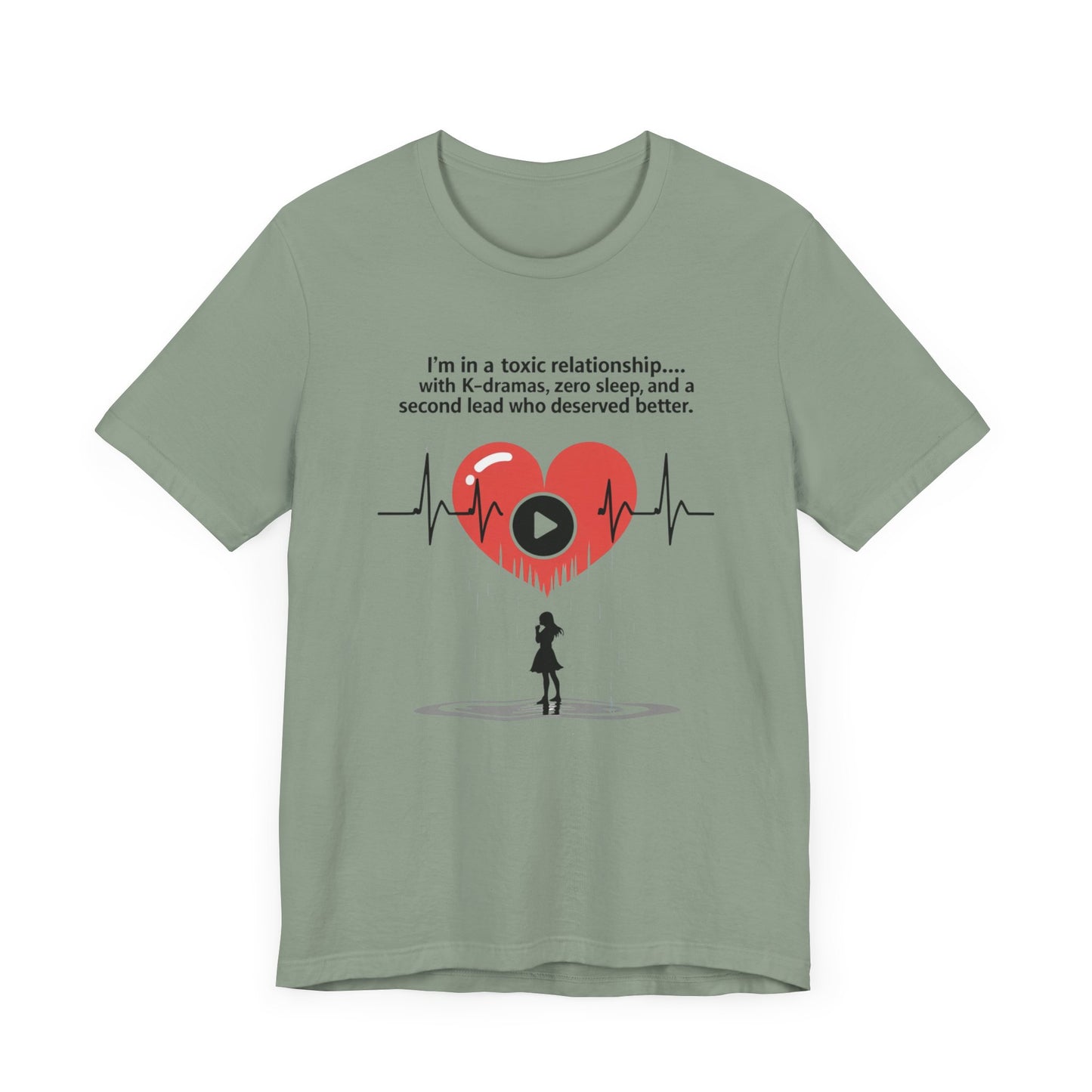 K-Drama Lover T-Shirt - Korean Drama Fan Essentials Tee, Aesthetic Korean Clothing, Perfect Gift for K-Drama Fans, Unisex Jersey Short