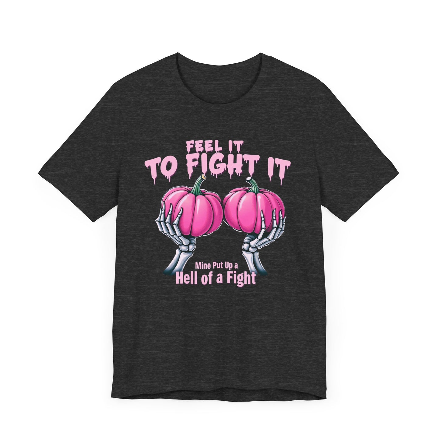 Pink Ribbon Support Tee – Unisex Cancer Awareness Shirt, Fighter Gift, Survivor Strength Apparel, Inspirational Motivational T-Shirt