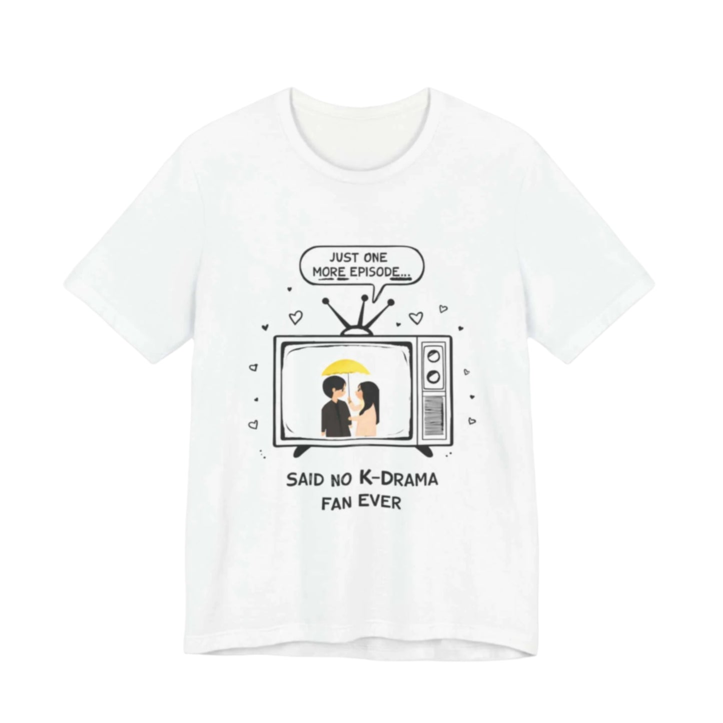 K-Drama Lover T-Shirt - Korean Drama Fan Essentials Tee, Aesthetic Korean Clothing, Perfect Gift for K-Drama Fans.