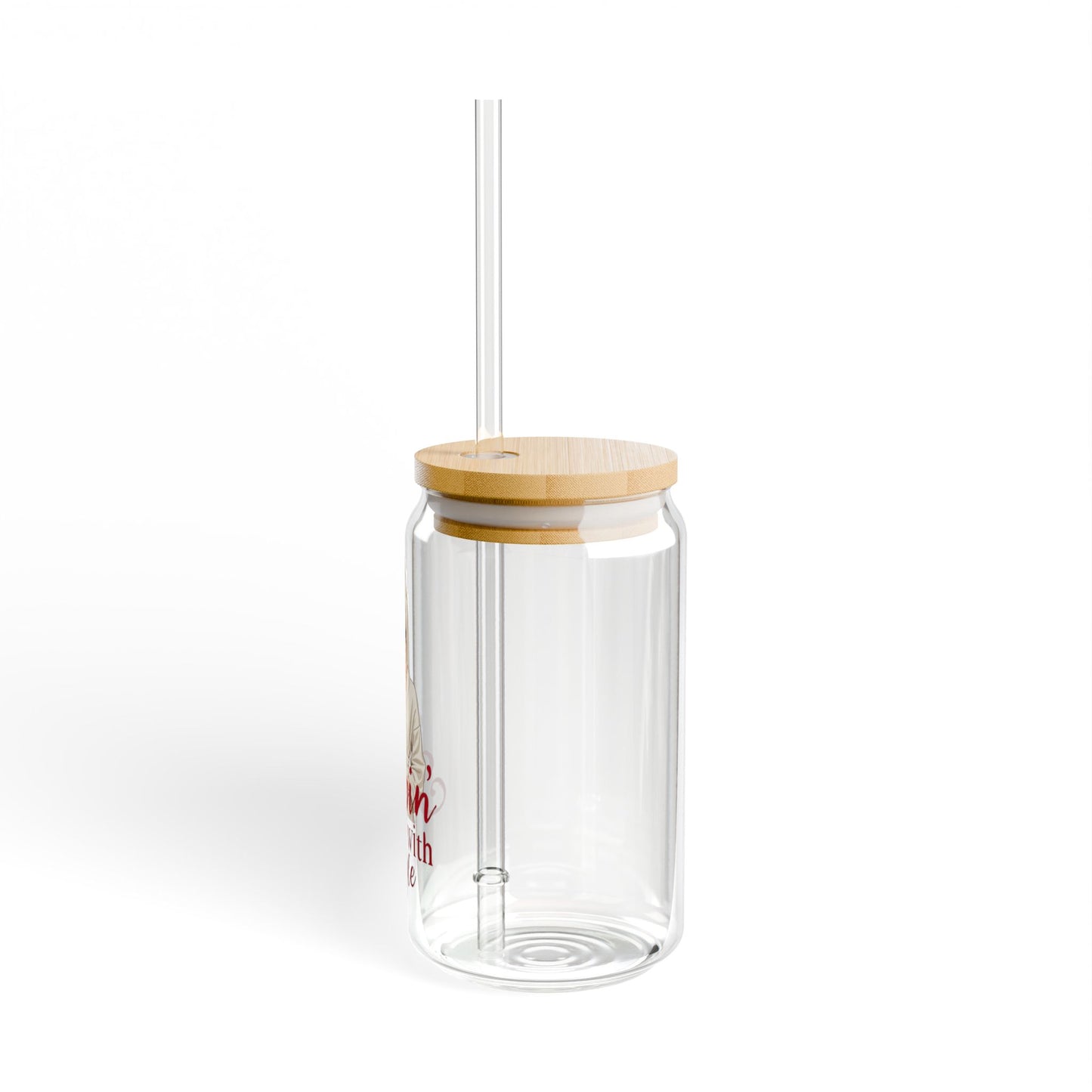 Chic Sipper Glass, 16oz | Stylish Drinkware for Coffee Lovers, Fun Sassy Sips, Eco-Friendly, Sipping in Style, Great Gift Idea