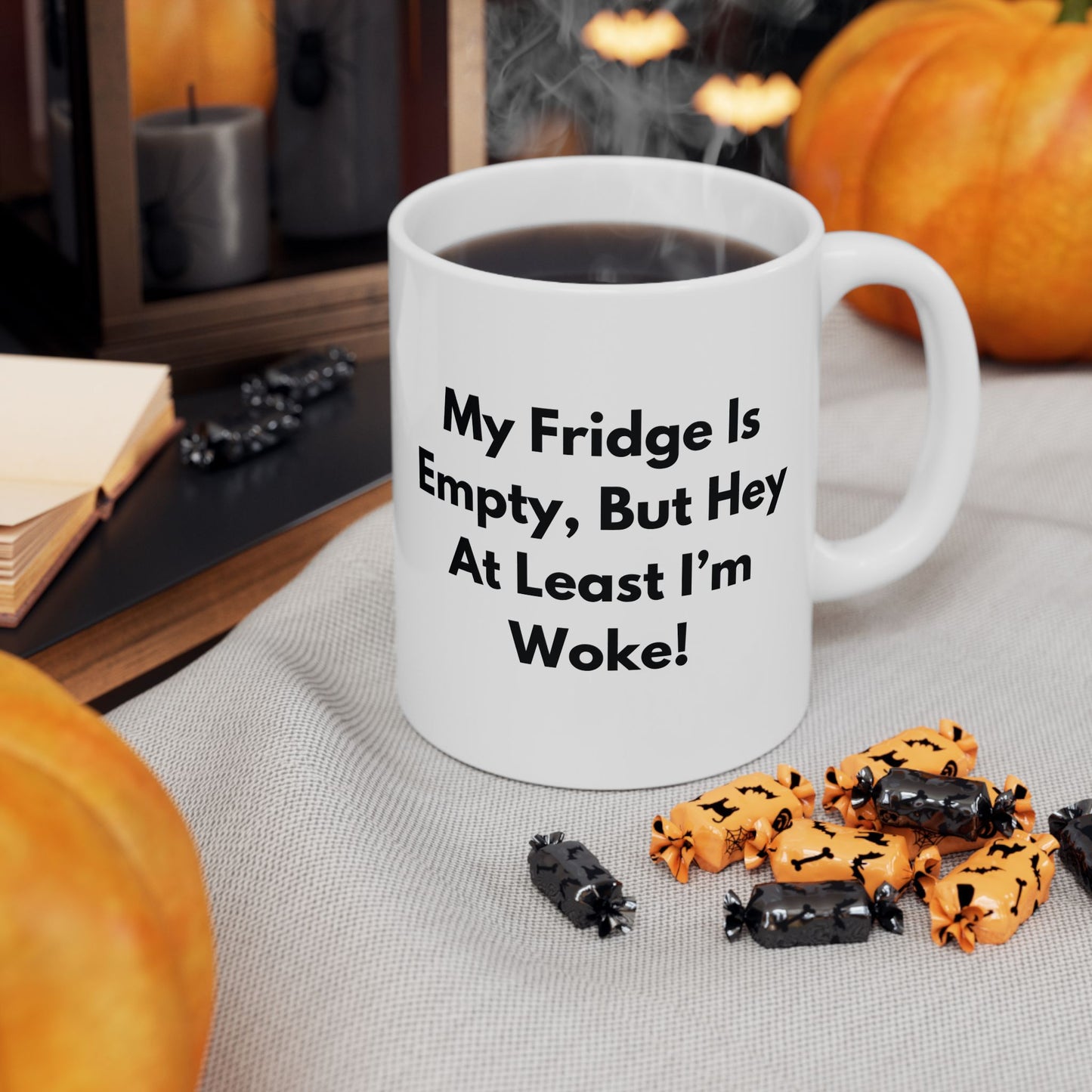 Anti Woke Ceramic Mug, Funny Anti Liberal Conservative Gift, 11oz Cup for Republicans,Gift for Republicans, Sarcastic Political Cup