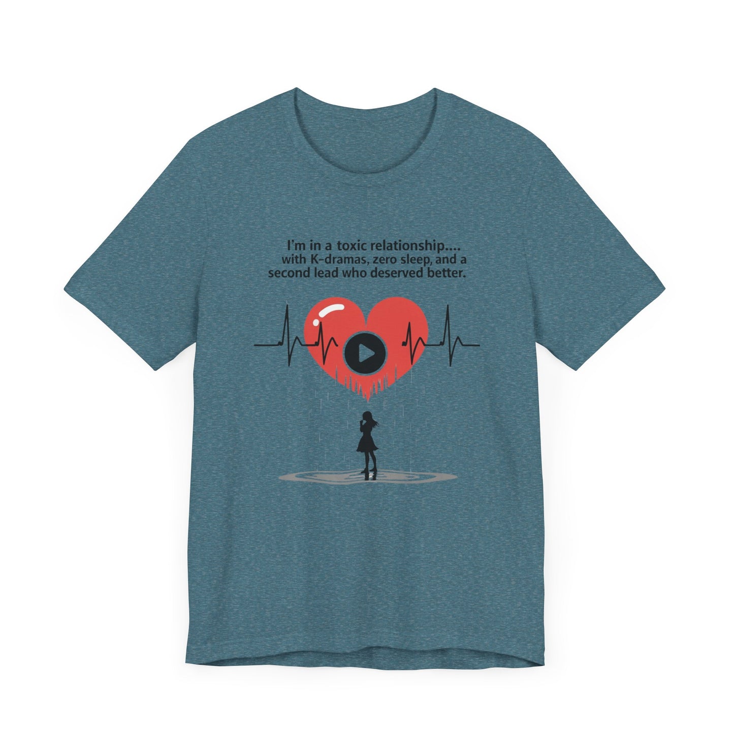 K-Drama Lover T-Shirt - Korean Drama Fan Essentials Tee, Aesthetic Korean Clothing, Perfect Gift for K-Drama Fans, Unisex Jersey Short