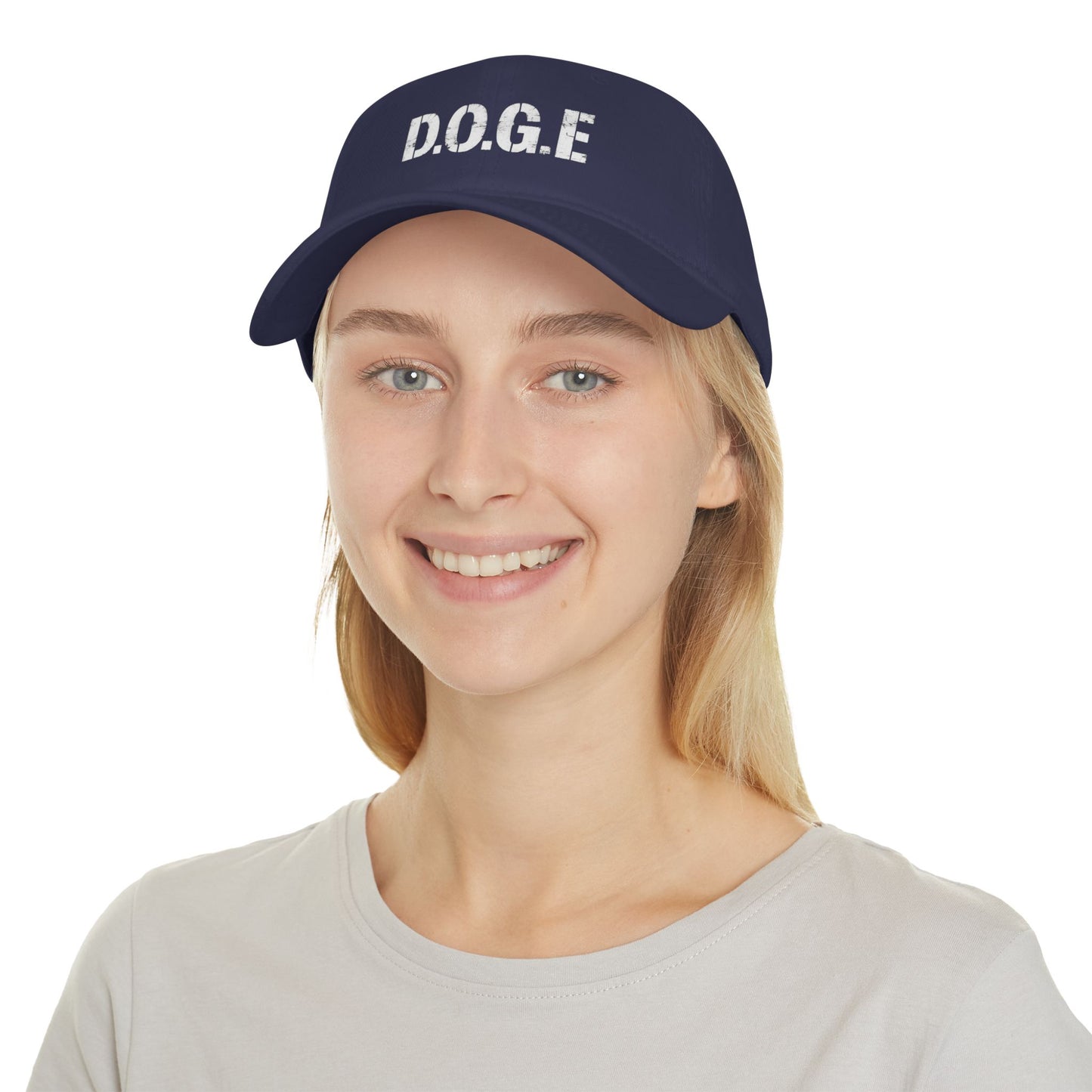 D.O.G.E. Baseball Cap – Low Profile Patriotic Hat, Humorous Gift, Government Efficiency Design, Bold Statement Dad Hat