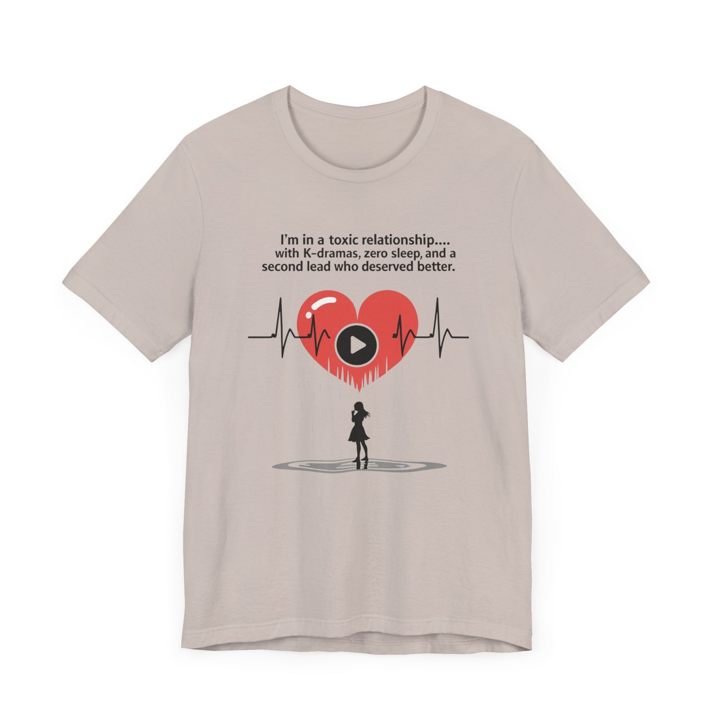 K-Drama Lover T-Shirt - Korean Drama Fan Essentials Tee, Aesthetic Korean Clothing, Perfect Gift for K-Drama Fans, Unisex Jersey Short