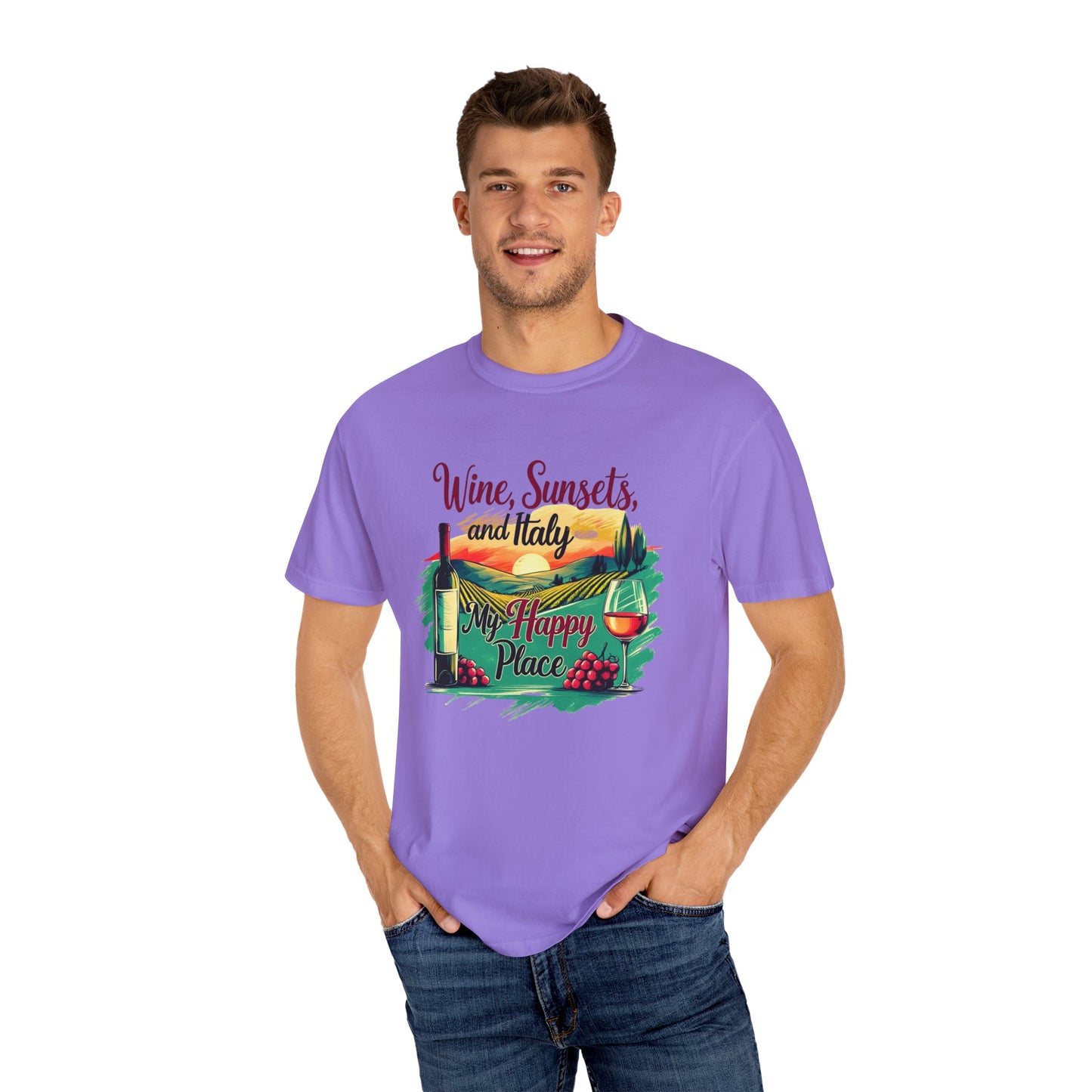 Comfort Colors® Italy Vacation T-shirt, Unisex Garment-Dyed T-shirt, Love Italy Shirt, Italy Family Trip Shirt, Italian Shirt, Italy Gifts,