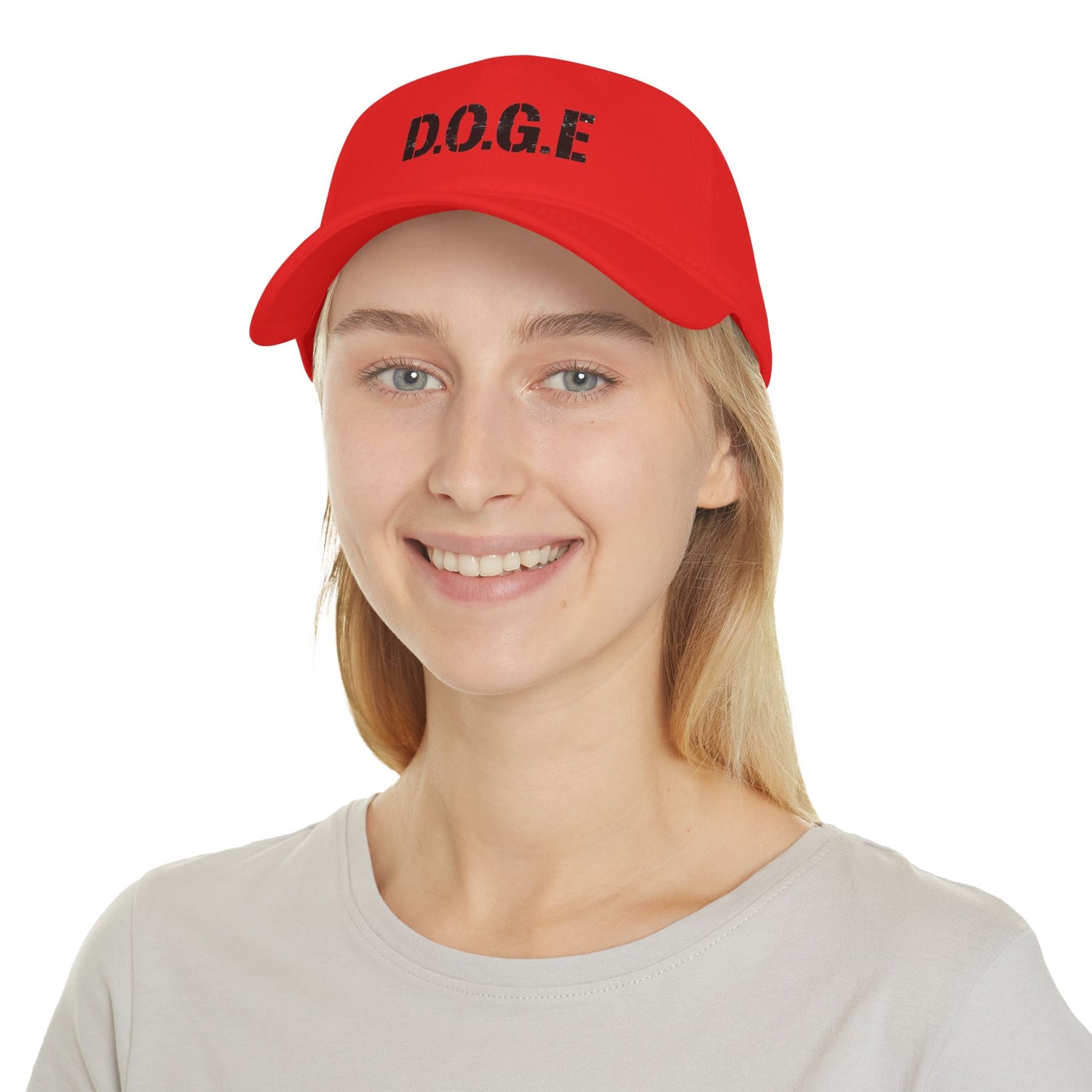 D.O.G.E. Baseball Cap – Low Profile Patriotic Hat, Humorous Gift, Government Efficiency Design, Bold Statement Dad Hat