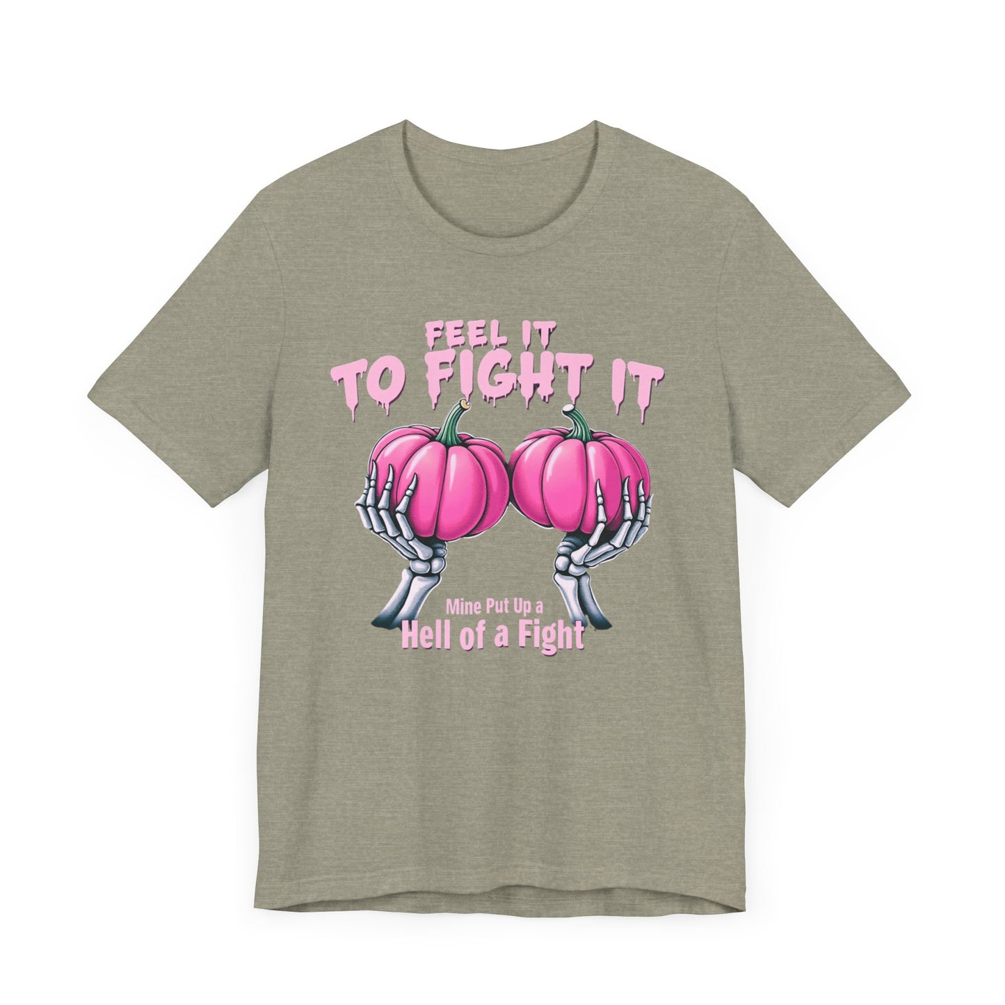 Pink Ribbon Support Tee – Unisex Cancer Awareness Shirt, Fighter Gift, Survivor Strength Apparel, Inspirational Motivational T-Shirt