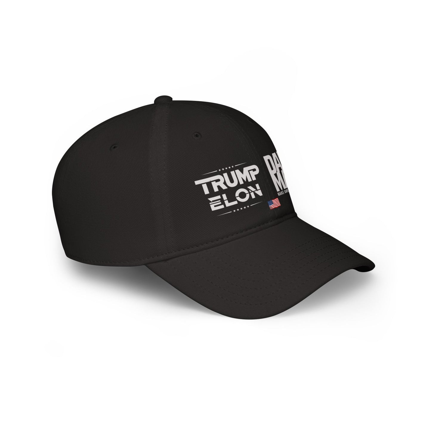 Dark D.O.G.E. Inspired Baseball Cap – Bold Statement Hat, Patriotic Gift, Casual Summer Accessory, Low Profile Unisex Hat.