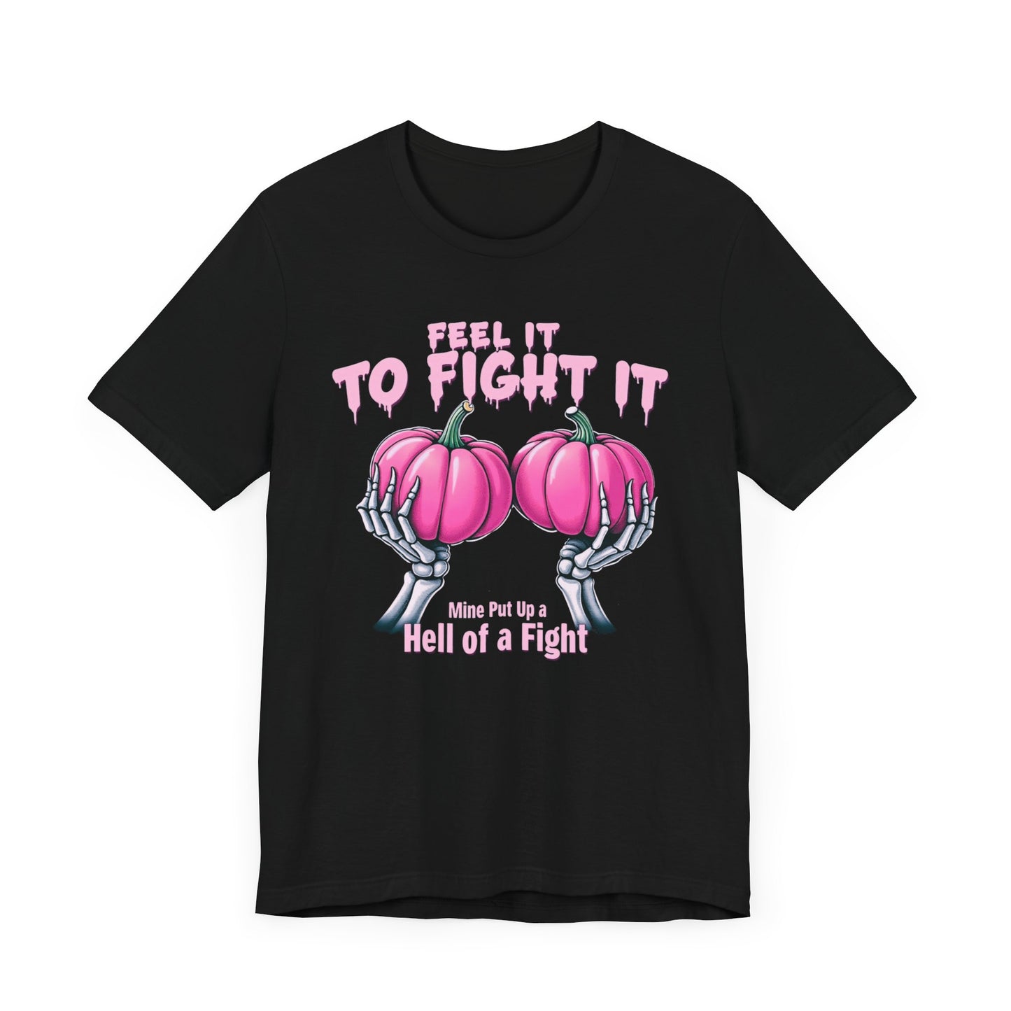 Pink Ribbon Support Tee – Unisex Cancer Awareness Shirt, Fighter Gift, Survivor Strength Apparel, Inspirational Motivational T-Shirt