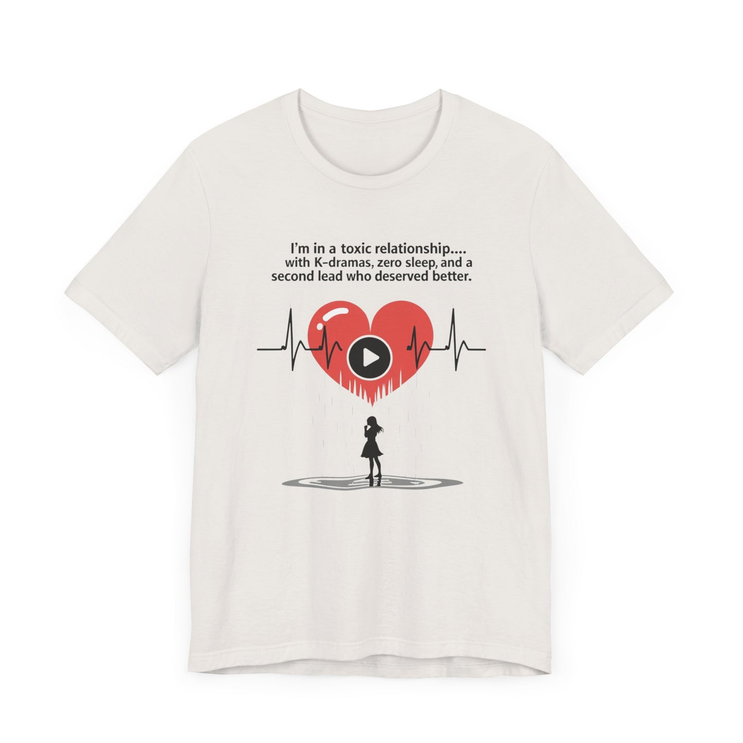 K-Drama Lover T-Shirt - Korean Drama Fan Essentials Tee, Aesthetic Korean Clothing, Perfect Gift for K-Drama Fans, Unisex Jersey Short