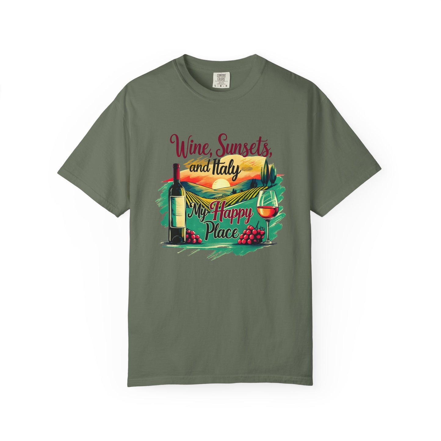 Comfort Colors® Italy Vacation T-shirt, Unisex Garment-Dyed T-shirt, Love Italy Shirt, Italy Family Trip Shirt, Italian Shirt, Italy Gifts,