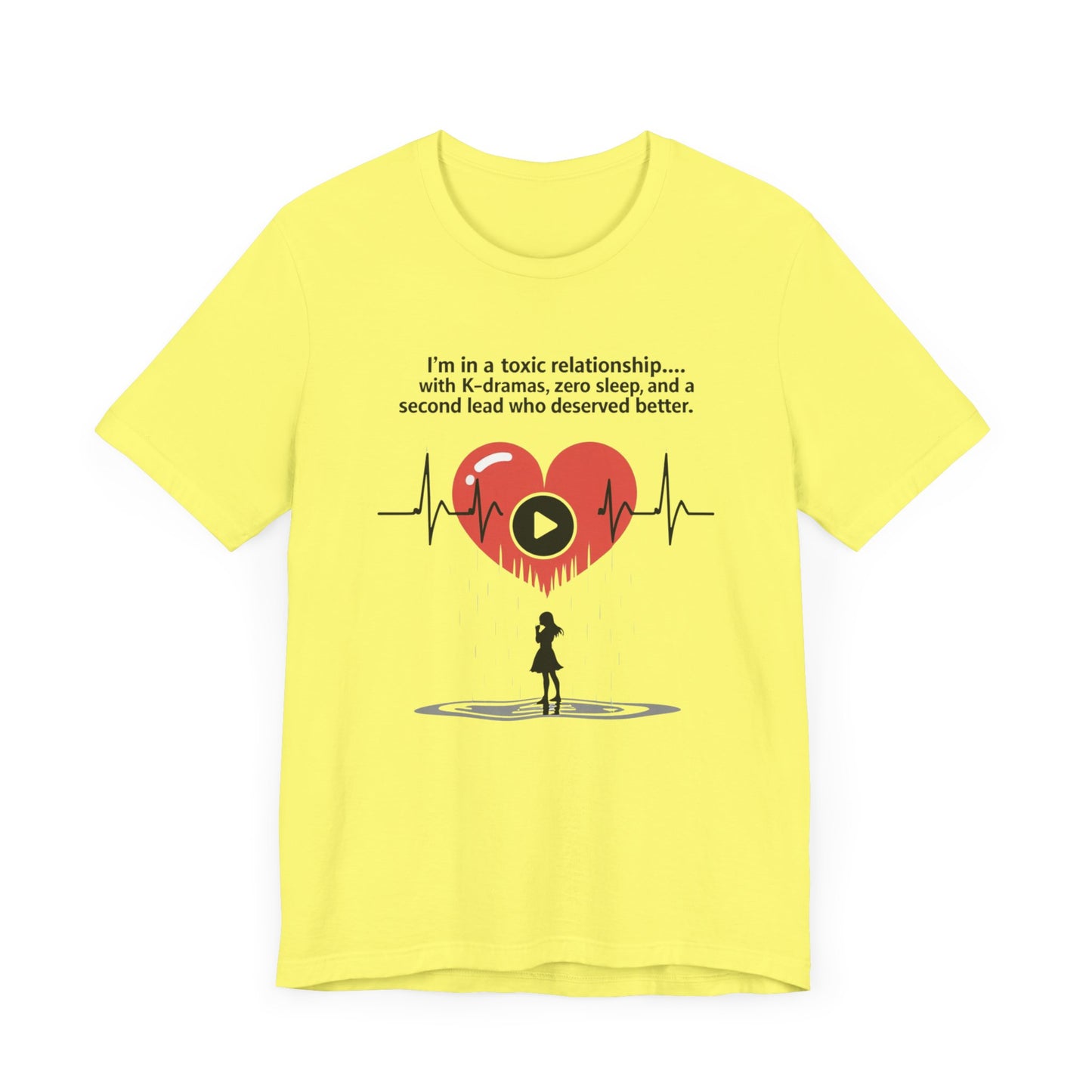K-Drama Lover T-Shirt - Korean Drama Fan Essentials Tee, Aesthetic Korean Clothing, Perfect Gift for K-Drama Fans, Unisex Jersey Short