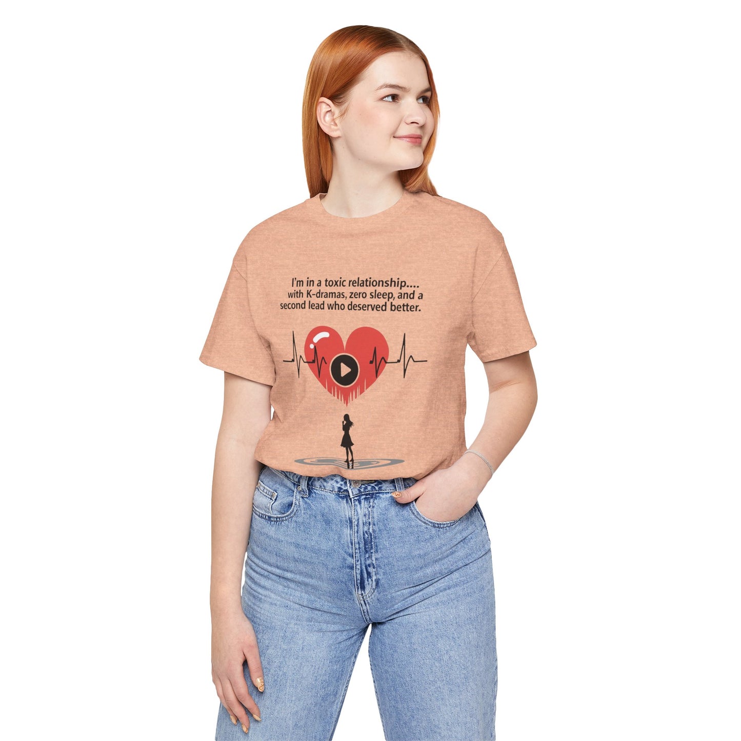 K-Drama Lover T-Shirt - Korean Drama Fan Essentials Tee, Aesthetic Korean Clothing, Perfect Gift for K-Drama Fans, Unisex Jersey Short