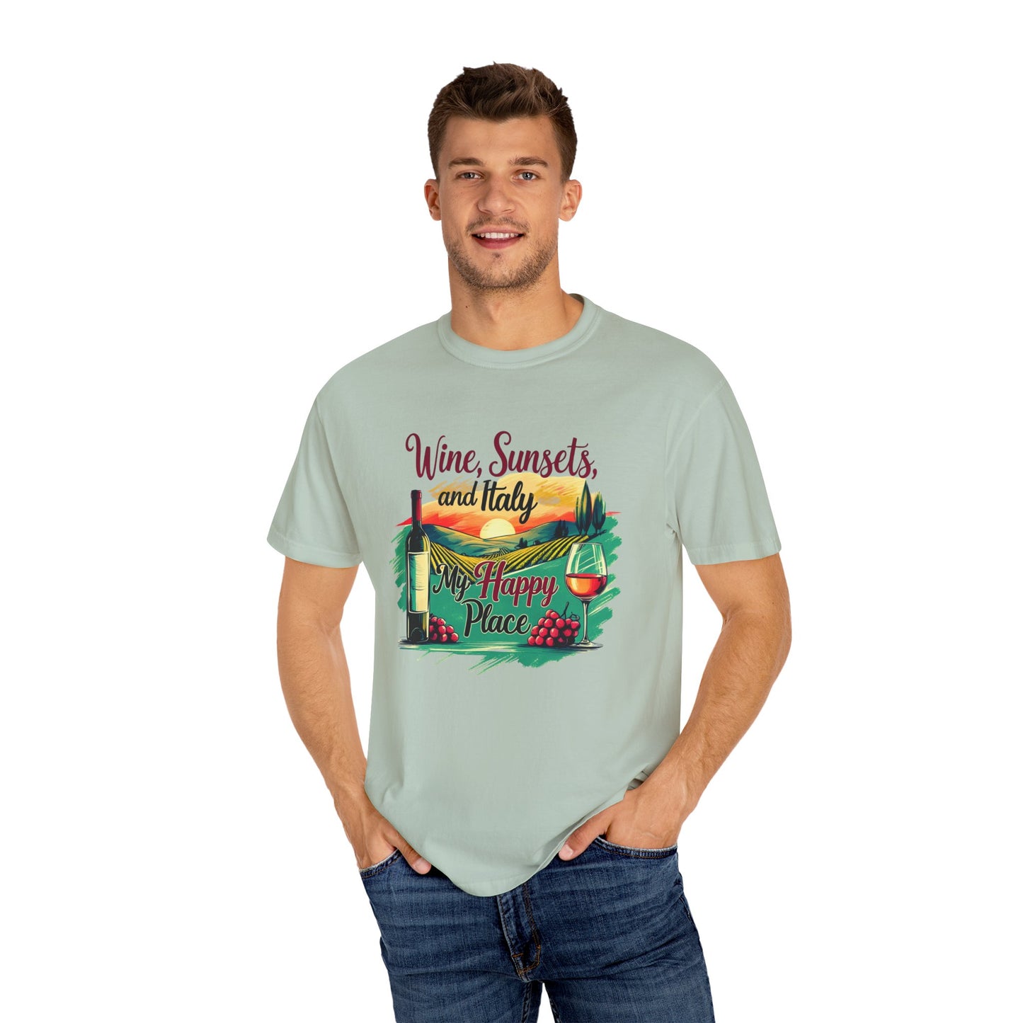 Comfort Colors® Italy Vacation T-shirt, Unisex Garment-Dyed T-shirt, Love Italy Shirt, Italy Family Trip Shirt, Italian Shirt, Italy Gifts,