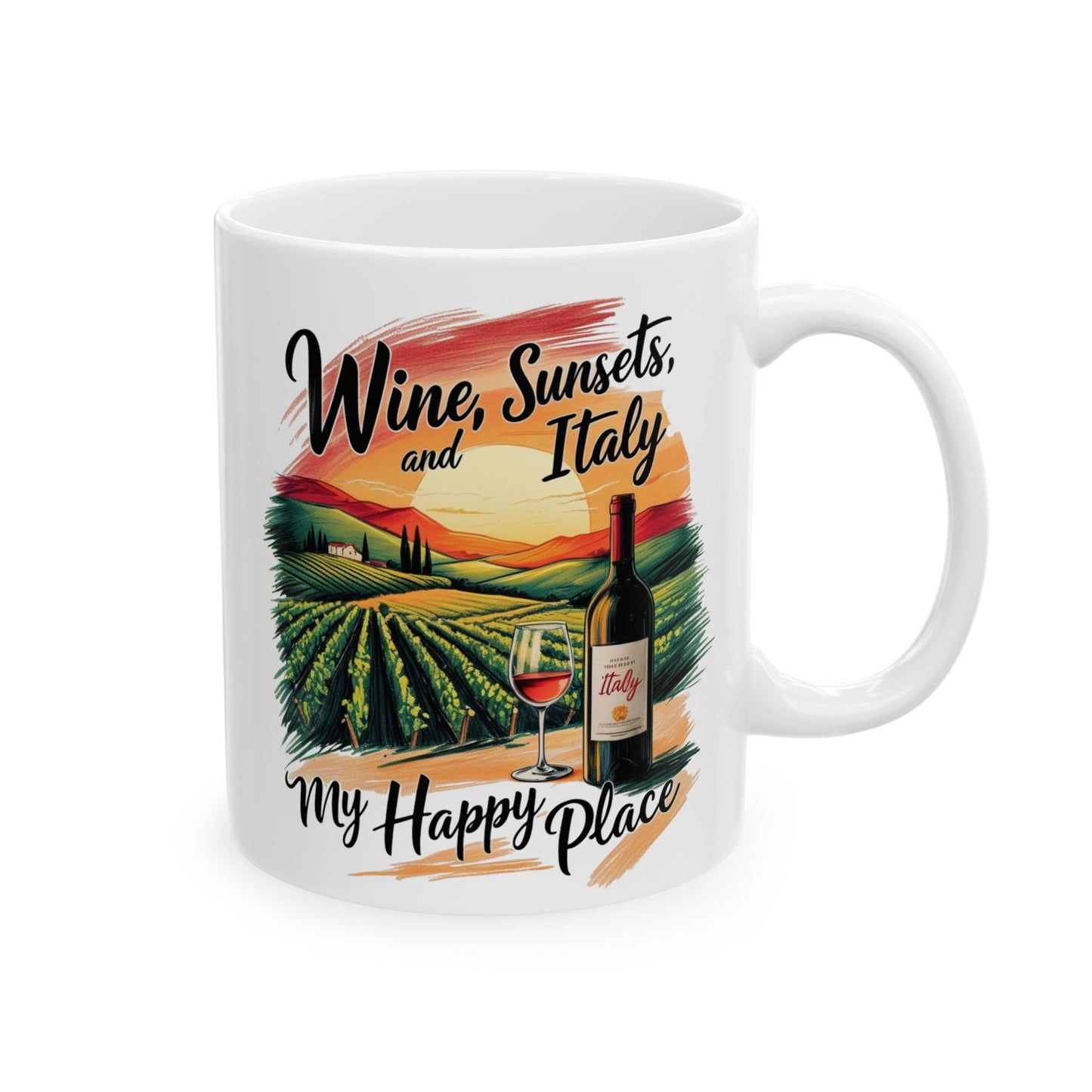 ITALY mug Gift Idea I Love Italy Novelty Gift, Perfect for Home or Office, Great for Birthdays, Holidays, Traveler Gift,