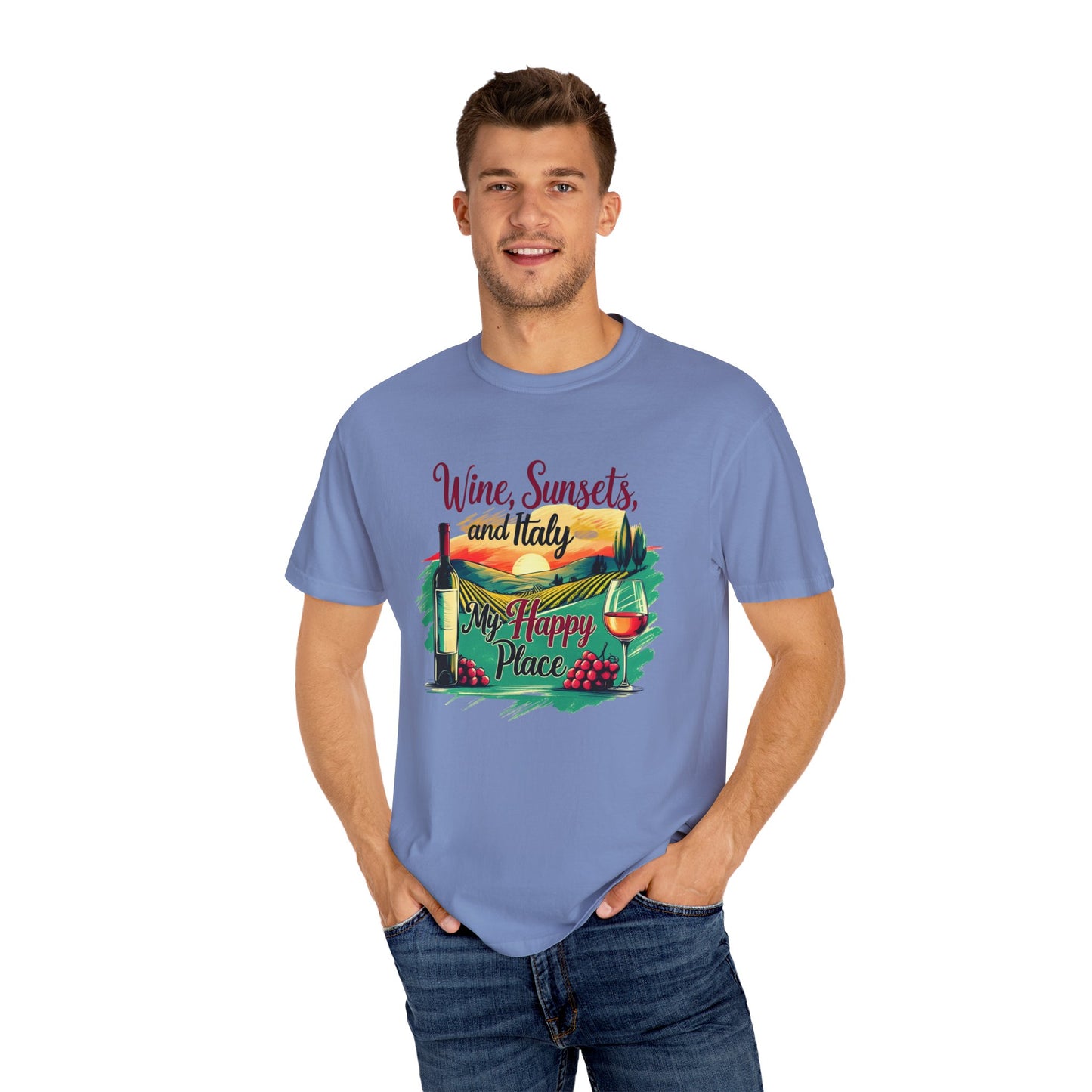 Comfort Colors® Italy Vacation T-shirt, Unisex Garment-Dyed T-shirt, Love Italy Shirt, Italy Family Trip Shirt, Italian Shirt, Italy Gifts,