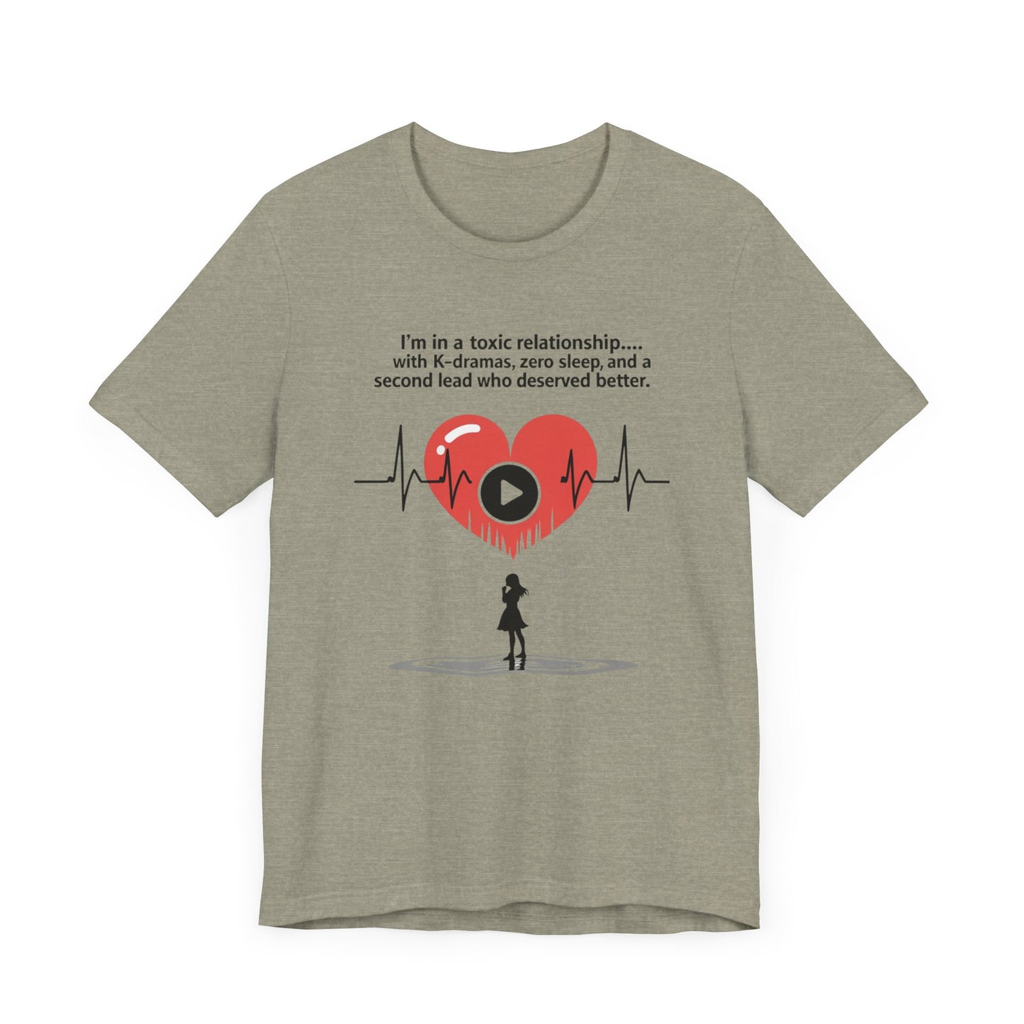 K-Drama Lover T-Shirt - Korean Drama Fan Essentials Tee, Aesthetic Korean Clothing, Perfect Gift for K-Drama Fans, Unisex Jersey Short