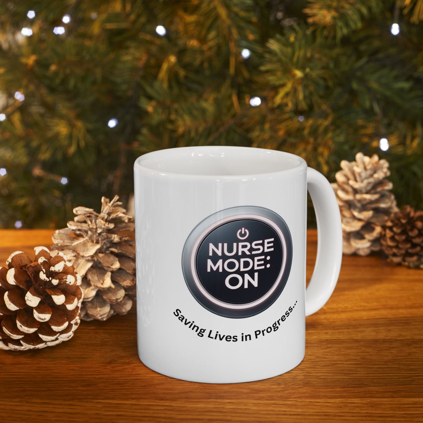 Nurse Mug, Nursing School Grad Gift, Funny Coffee Lover Ceramic Mug, Nurse Gifts, Valentines Day Gift for Nurse, 11oz, 15oz