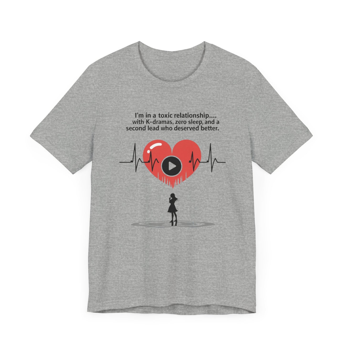 K-Drama Lover T-Shirt - Korean Drama Fan Essentials Tee, Aesthetic Korean Clothing, Perfect Gift for K-Drama Fans, Unisex Jersey Short