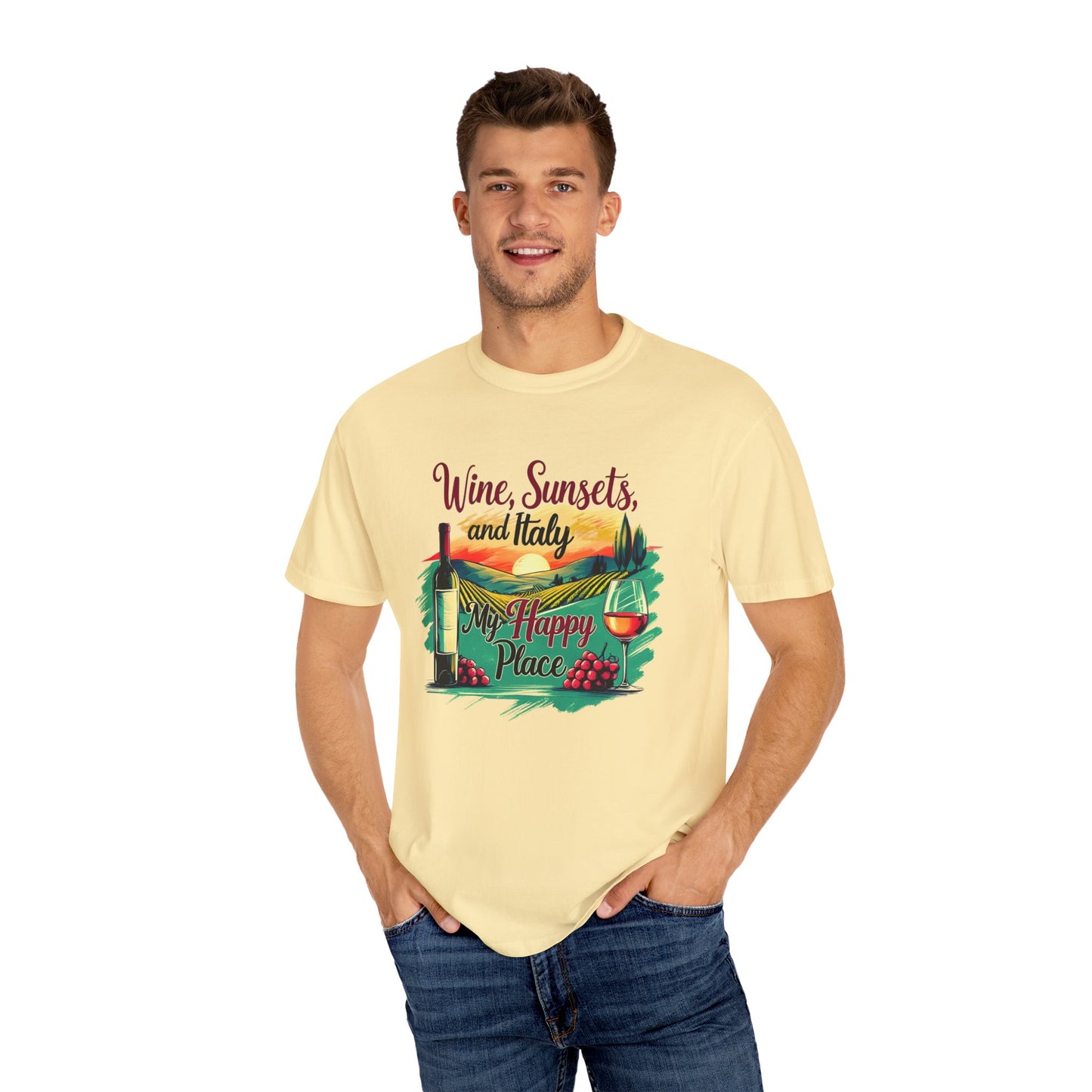 Comfort Colors® Italy Vacation T-shirt, Unisex Garment-Dyed T-shirt, Love Italy Shirt, Italy Family Trip Shirt, Italian Shirt, Italy Gifts,