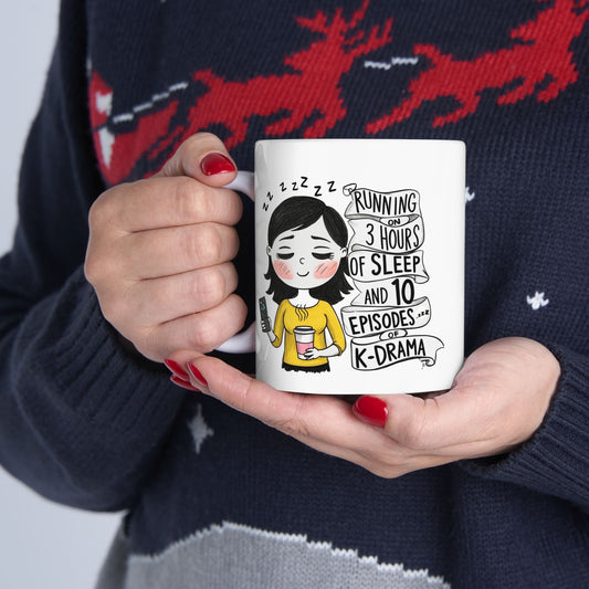 K-Drama Mug, Korean Drama Coffee Cup, K Drama Addict Gift, Korean Series Fan Gift, Korean Movie Lover Mug, Korea Theme Gift, K-Pop Drama Mug