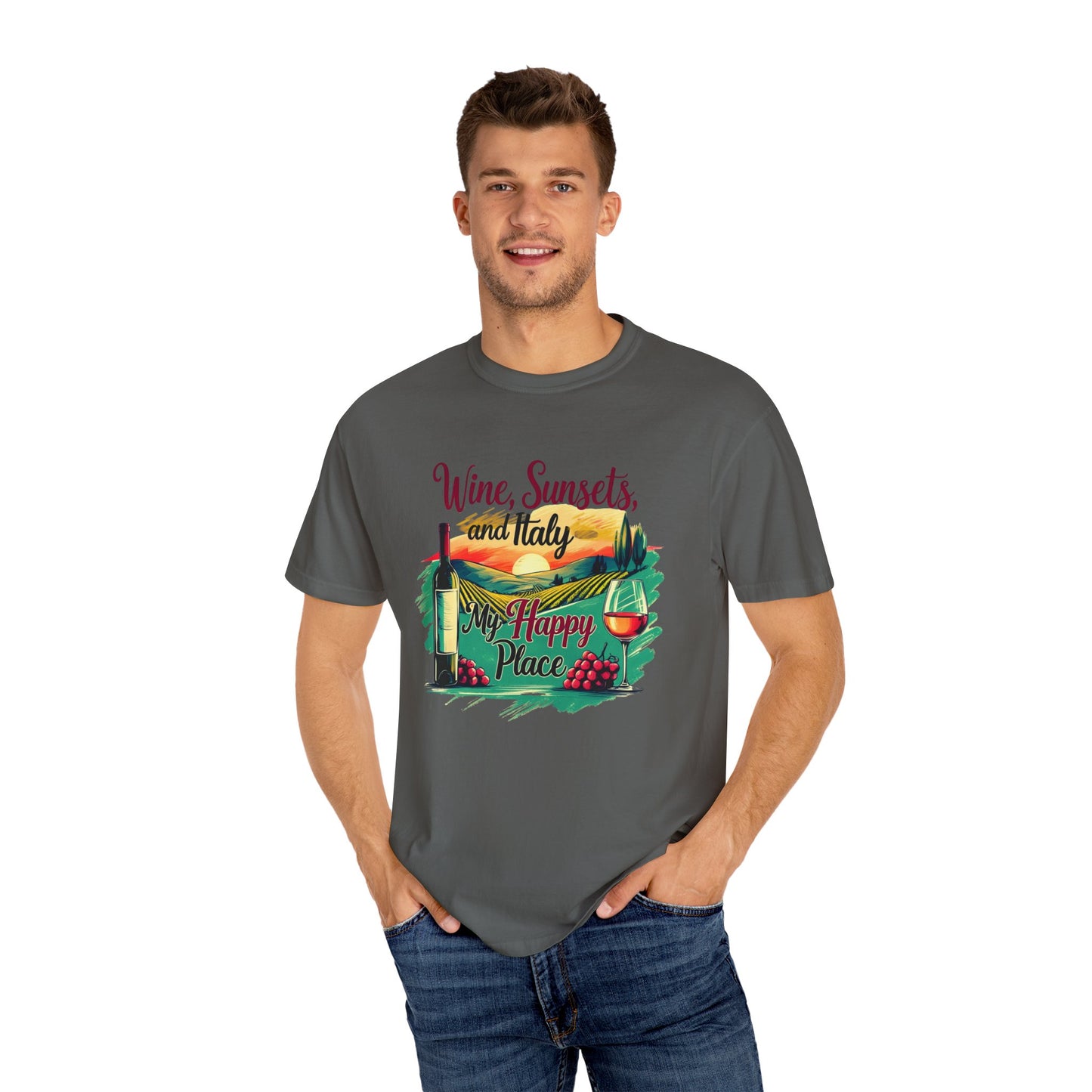 Comfort Colors® Italy Vacation T-shirt, Unisex Garment-Dyed T-shirt, Love Italy Shirt, Italy Family Trip Shirt, Italian Shirt, Italy Gifts,