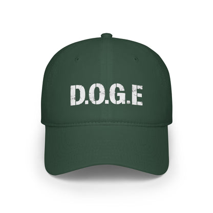 D.O.G.E. Baseball Cap – Low Profile Patriotic Hat, Humorous Gift, Government Efficiency Design, Bold Statement Dad Hat