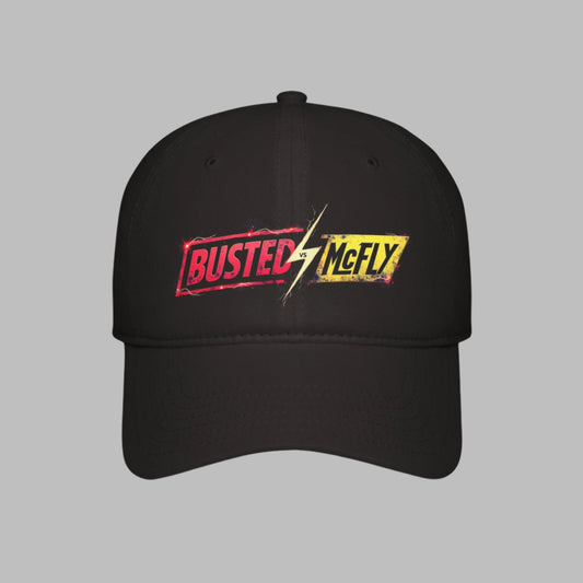 Busted vs McFly Cap, Casual Style, Music lover Gift, Everyday Wear, Tour 2025, Low Profile Baseball Hat
