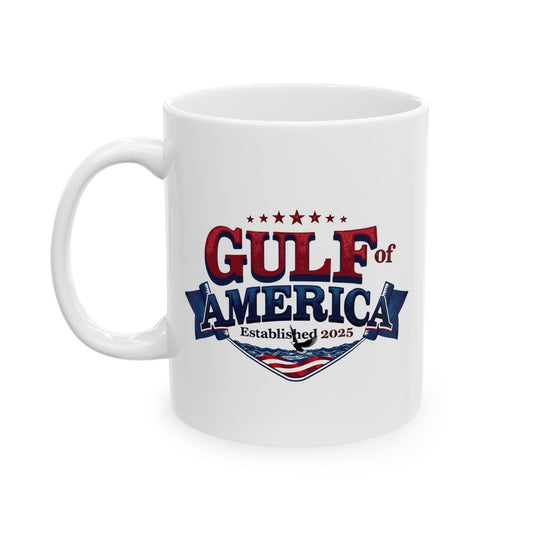 Patriotic America Coffee Mug, 11oz USA Pride Cup, Freedom Lover Ceramic Mug, Pro America Gift, Conservative Spirit Mug, Stars and Stripes Coffee Cup