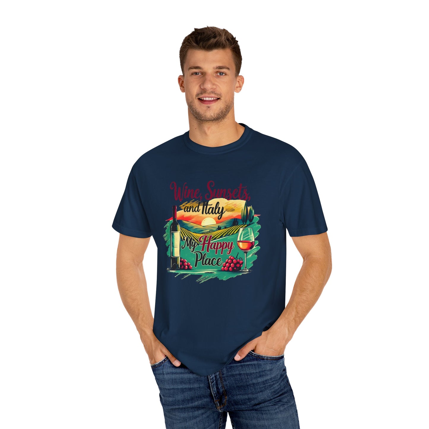 Comfort Colors® Italy Vacation T-shirt, Unisex Garment-Dyed T-shirt, Love Italy Shirt, Italy Family Trip Shirt, Italian Shirt, Italy Gifts,