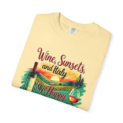 Comfort Colors® Italy Vacation T-shirt, Unisex Garment-Dyed T-shirt, Love Italy Shirt, Italy Family Trip Shirt, Italian Shirt, Italy Gifts,