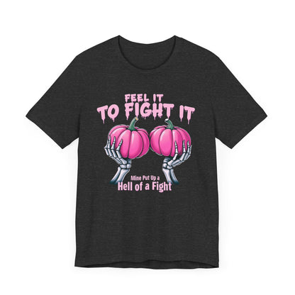 Pink Ribbon Support Tee – Unisex Cancer Awareness Shirt, Fighter Gift, Survivor Strength Apparel, Inspirational Motivational T-Shirt