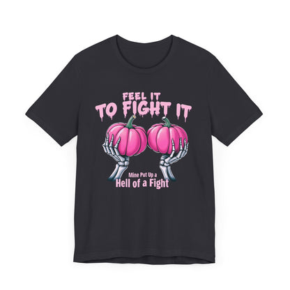 Pink Ribbon Support Tee – Unisex Cancer Awareness Shirt, Fighter Gift, Survivor Strength Apparel, Inspirational Motivational T-Shirt