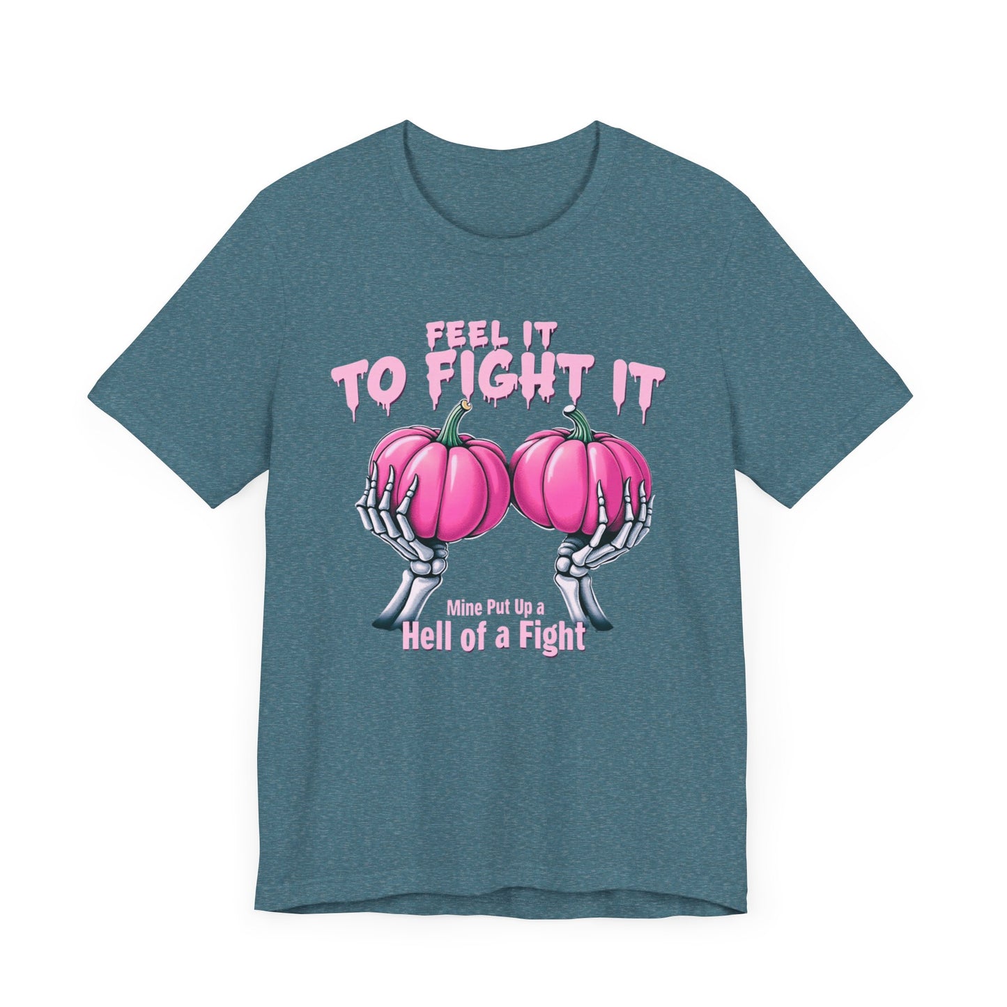 Pink Ribbon Support Tee – Unisex Cancer Awareness Shirt, Fighter Gift, Survivor Strength Apparel, Inspirational Motivational T-Shirt