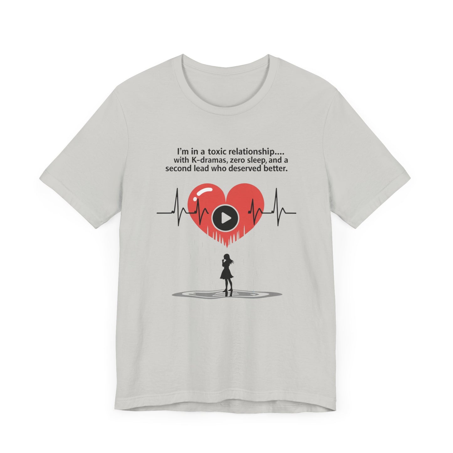 K-Drama Lover T-Shirt - Korean Drama Fan Essentials Tee, Aesthetic Korean Clothing, Perfect Gift for K-Drama Fans, Unisex Jersey Short