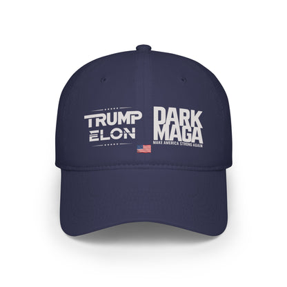 Dark D.O.G.E. Inspired Baseball Cap – Bold Statement Hat, Patriotic Gift, Casual Summer Accessory, Low Profile Unisex Hat.