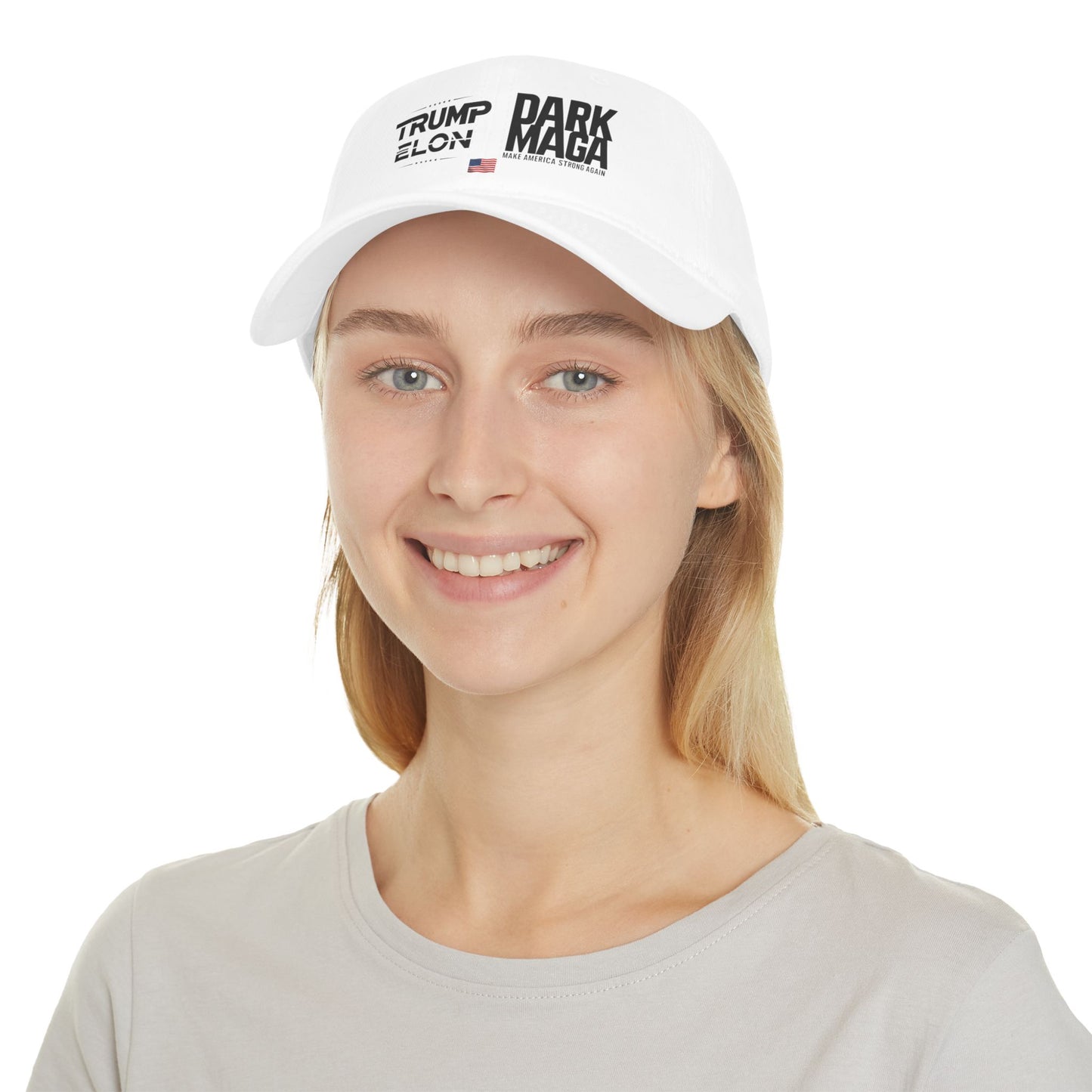 Dark D.O.G.E. Inspired Baseball Cap – Bold Statement Hat, Patriotic Gift, Casual Summer Accessory, Low Profile Unisex Hat.