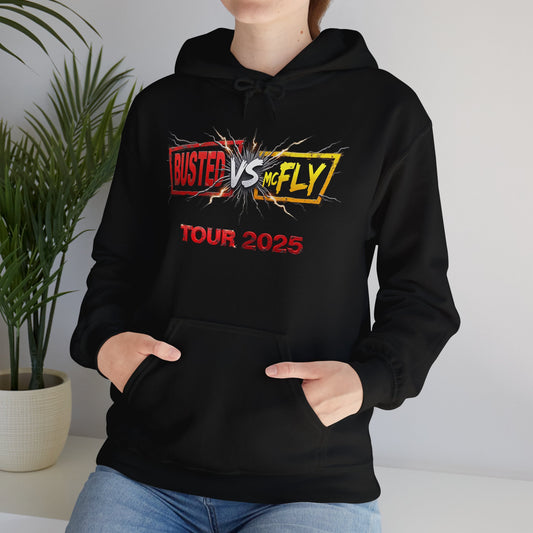 Buster vs McFly Tour 2025 Hoodie, Concert Sweatshirt, Music Tour Merch, Unisex Hooded Sweatshirt, Gift for Music Lovers