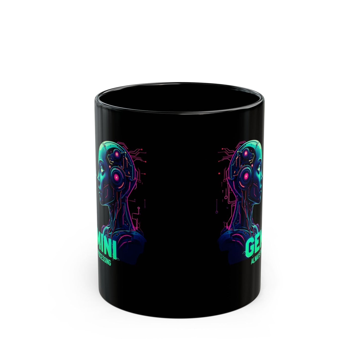 Gemini Zodiac Mug, May June Birthday Gift, Horoscope Astrology Cup, Cute Birthday Gift for Her, Black Mug 11oz, Gemini Mug