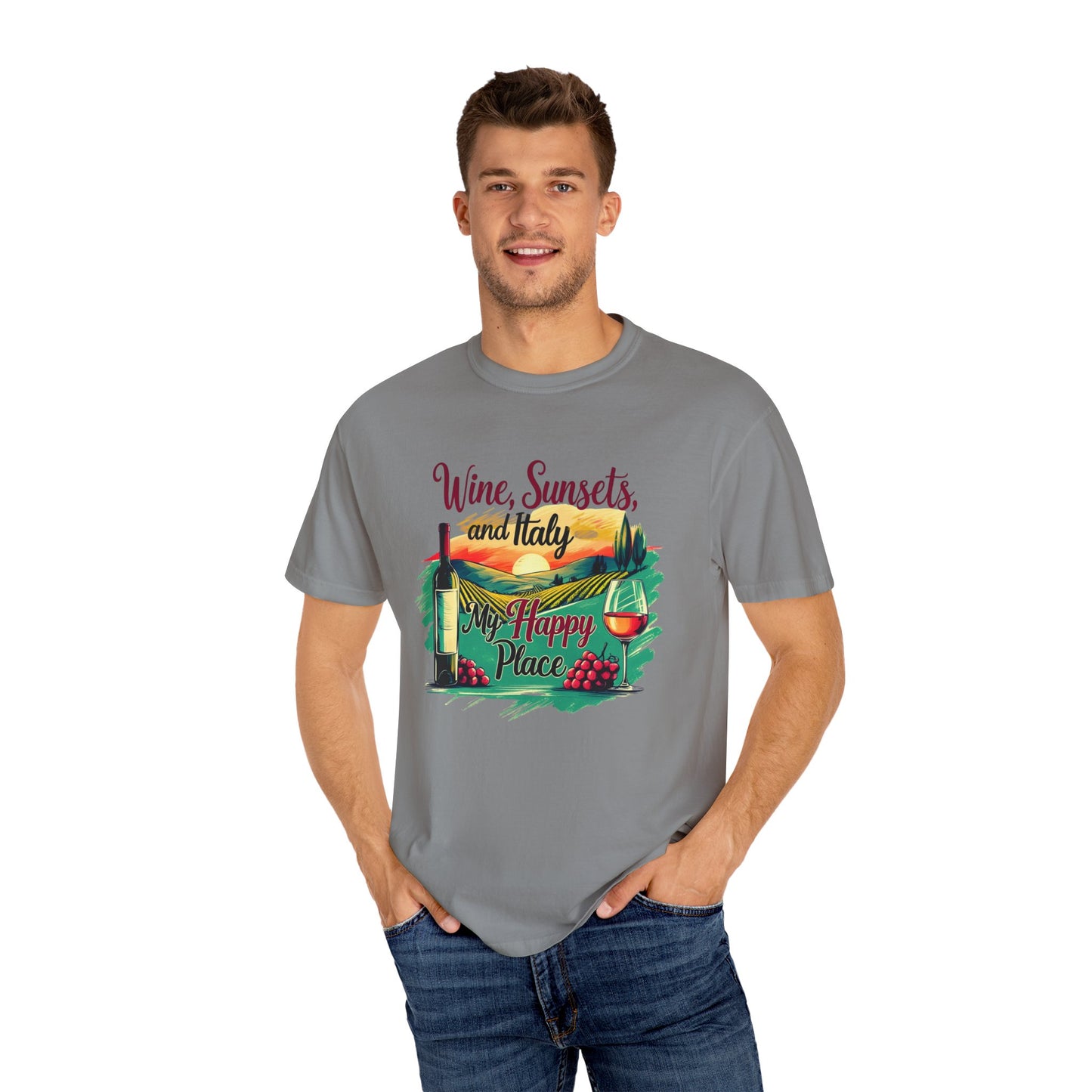 Comfort Colors® Italy Vacation T-shirt, Unisex Garment-Dyed T-shirt, Love Italy Shirt, Italy Family Trip Shirt, Italian Shirt, Italy Gifts,