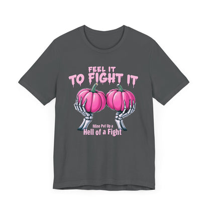 Pink Ribbon Support Tee – Unisex Cancer Awareness Shirt, Fighter Gift, Survivor Strength Apparel, Inspirational Motivational T-Shirt