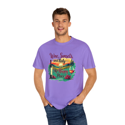 Comfort Colors® Italy Vacation T-shirt, Unisex Garment-Dyed T-shirt, Love Italy Shirt, Italy Family Trip Shirt, Italian Shirt, Italy Gifts,