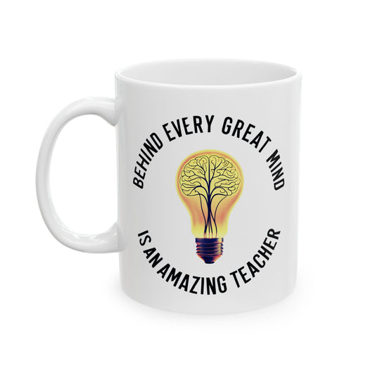 Inspirational Teacher Mug, Perfect Gift for Educators, Coffee Lovers, Motivational Quote, Back to School, Christmas Gift, Ceramic Cup