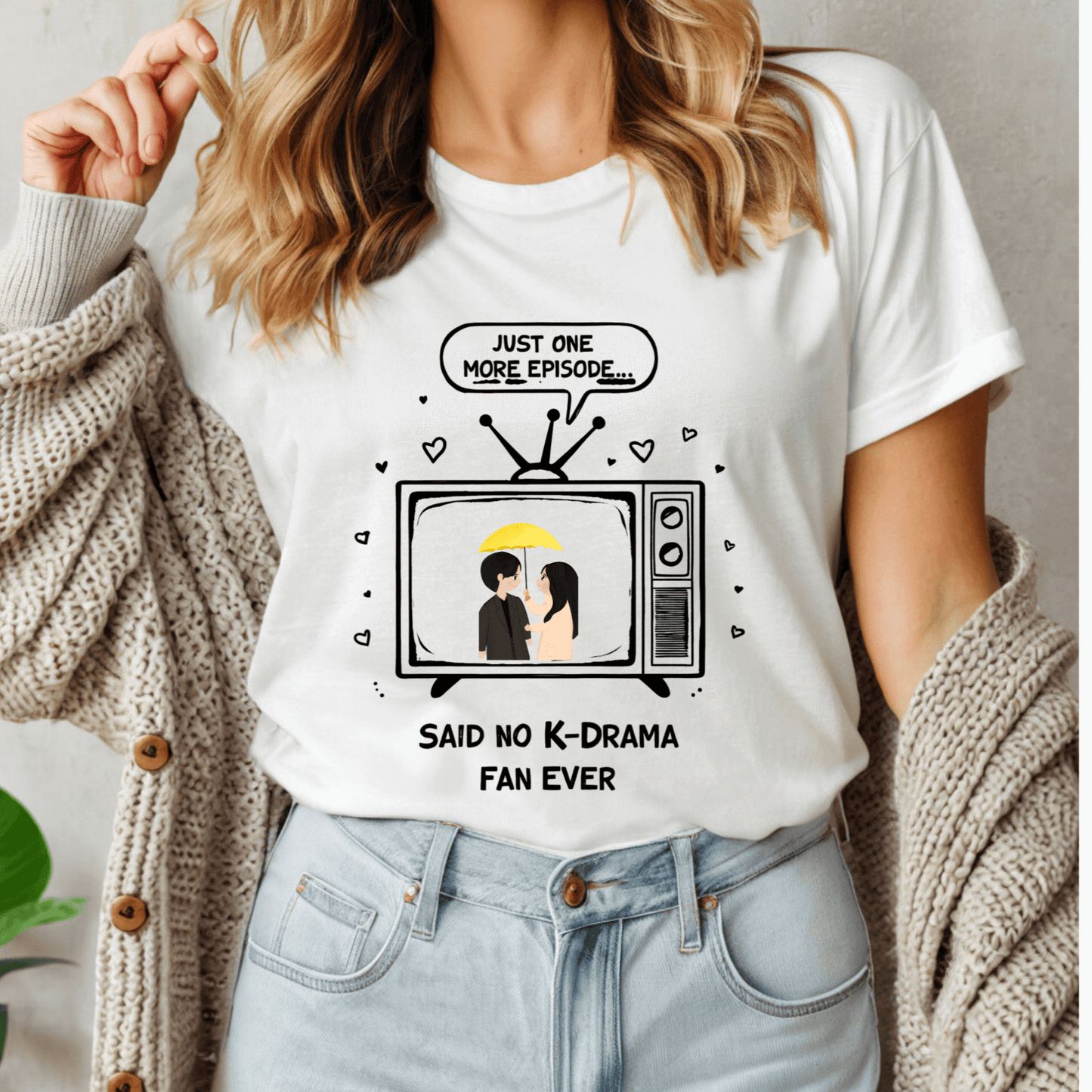 K-Drama Lover T-Shirt - Korean Drama Fan Essentials Tee, Aesthetic Korean Clothing, Perfect Gift for K-Drama Fans.