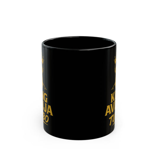 Deni Avdija Turbo Black Mug - Stylish Sport Mug for Fans, Gift for Basketball Lovers, Portland Blazers Basketball Cup,  NBA Coffee Mug