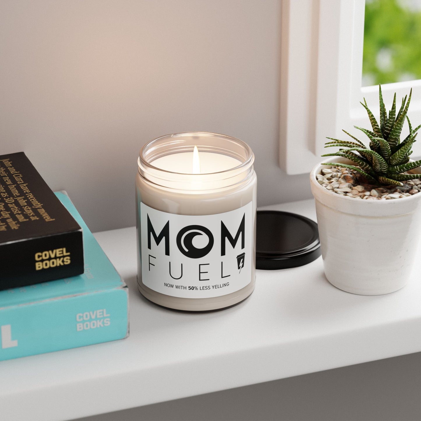 Mom Fuel Scented Soy Candle - Perfect Gift for Moms, Relaxation and Self-Care, mothers day gift
