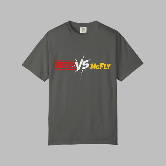 Comfort Colors® Busted VS Mcfly Unisex Garment-Dyed T-shirt | Vintage Band Tees, Busted V McFly inspired Shirt Adults And Kids,